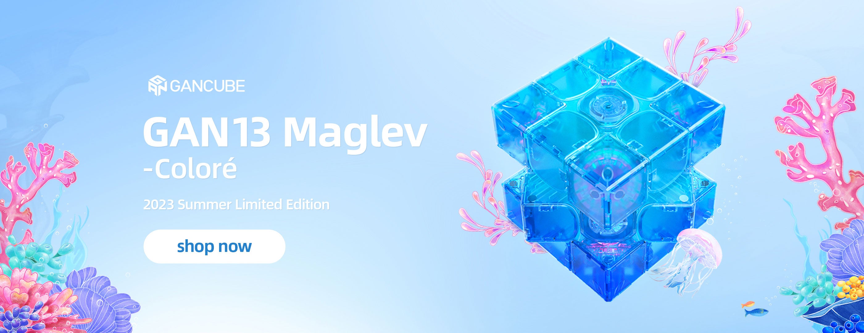 Release of Summer-limited GAN13 Maglev Coloré | GAN Cubes