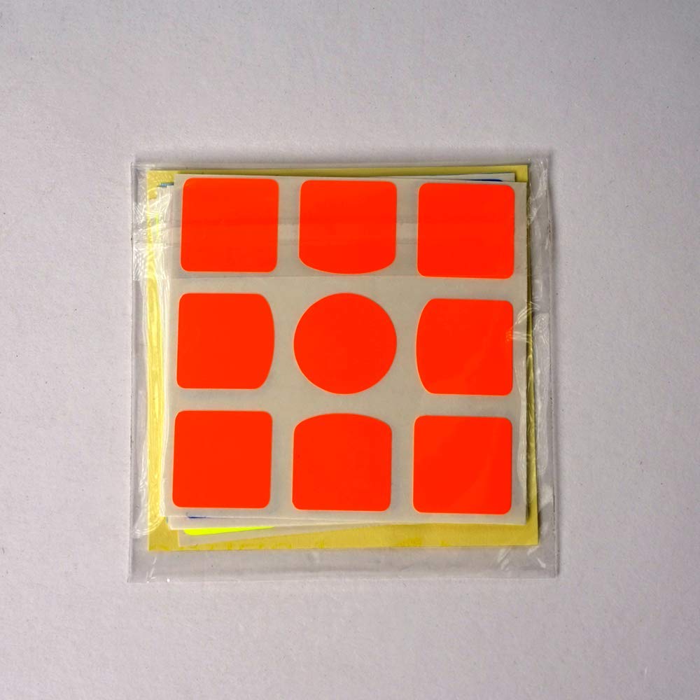 GAN 3x3 Speed Cube Half Bright Sticker Set